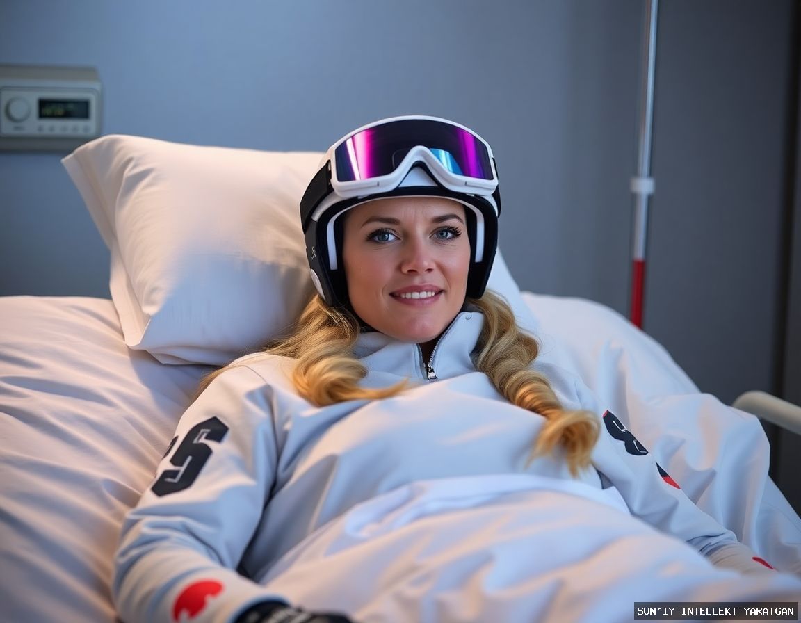 ⛷️🏥 Lindsey Vonn: O'zining qo'rqinchli jarohatidan keyin kelajak haqida qaror qabul qilishga hali erta