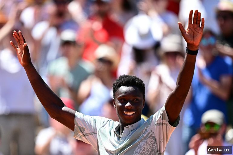 🎾🇫🇷 Fransiyalik o‘smir Moise Kouame ‘Rolan Garros’da sensatsiya yaratdi