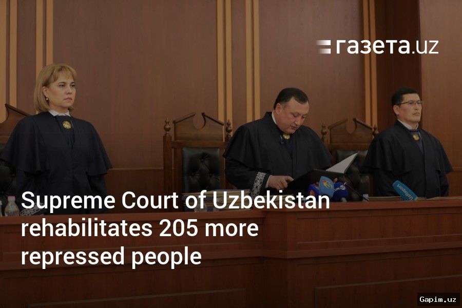 ⚖️📜 Верховный суд Узбекистана оправдал 161 человека, репрессированных в 1920-1934 годах