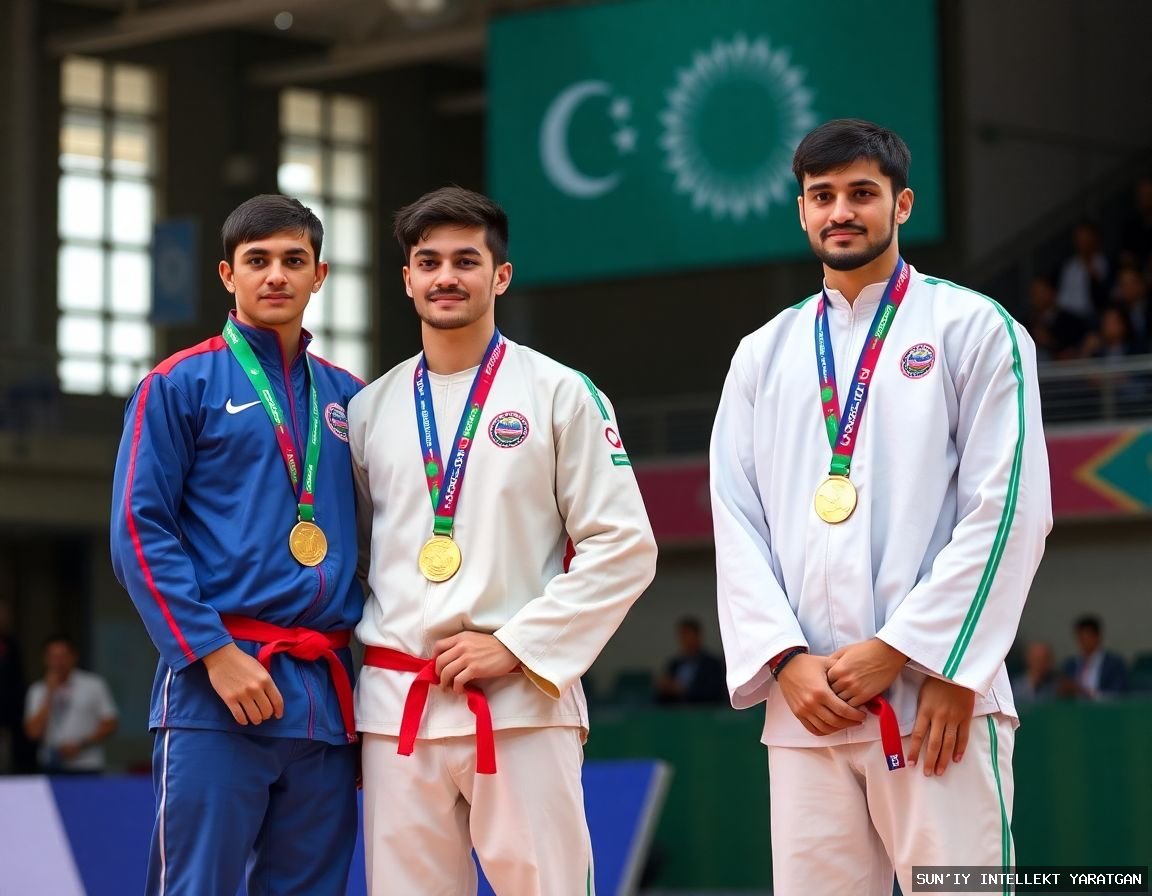 Uzbekistan National Team Takes Third Place in Medal Standings at Judo Grand Slam Tournament
