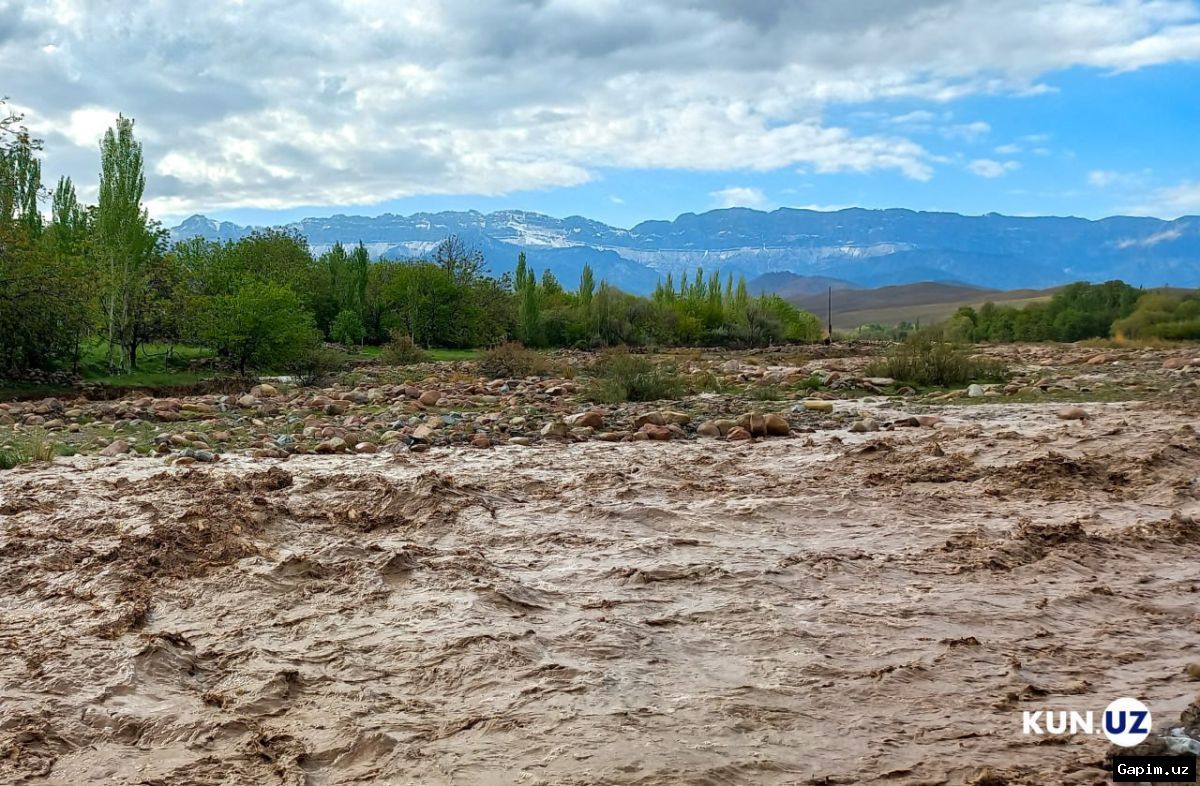 ⚠️🌧️ Uzbekistan's Hydromet Warns of Mudslide and Flood Risks Across Multiple Regions on April 10-12
