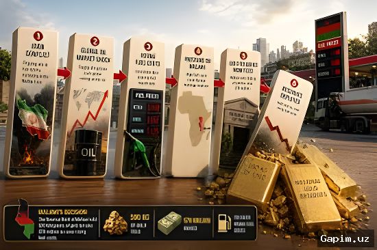 ⛽️💰 Malavi yoqilg'i inqirozi: Oltin zaxiralari sotilmoqda, ammo bu muammoni hal qilmayapti