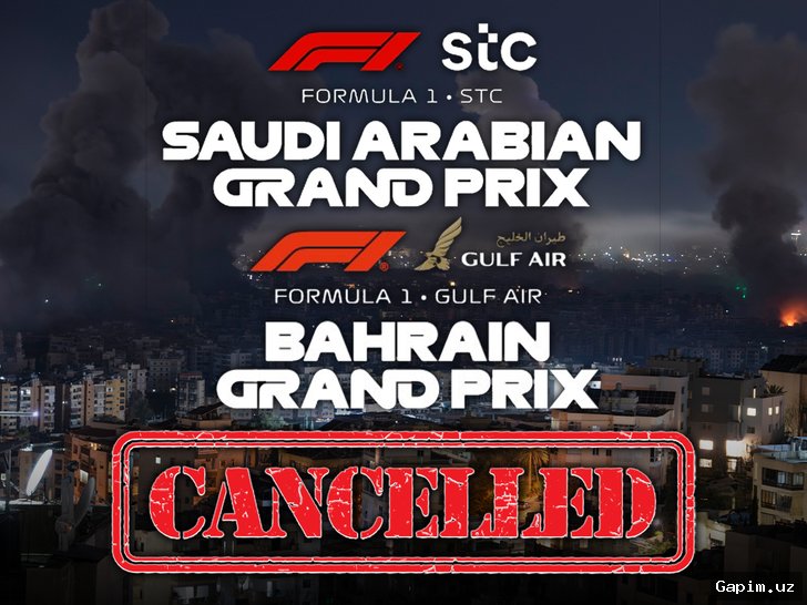 🚨🏎️ Formula 1 Cancels Bahrain and Saudi Arabian Grands Prix