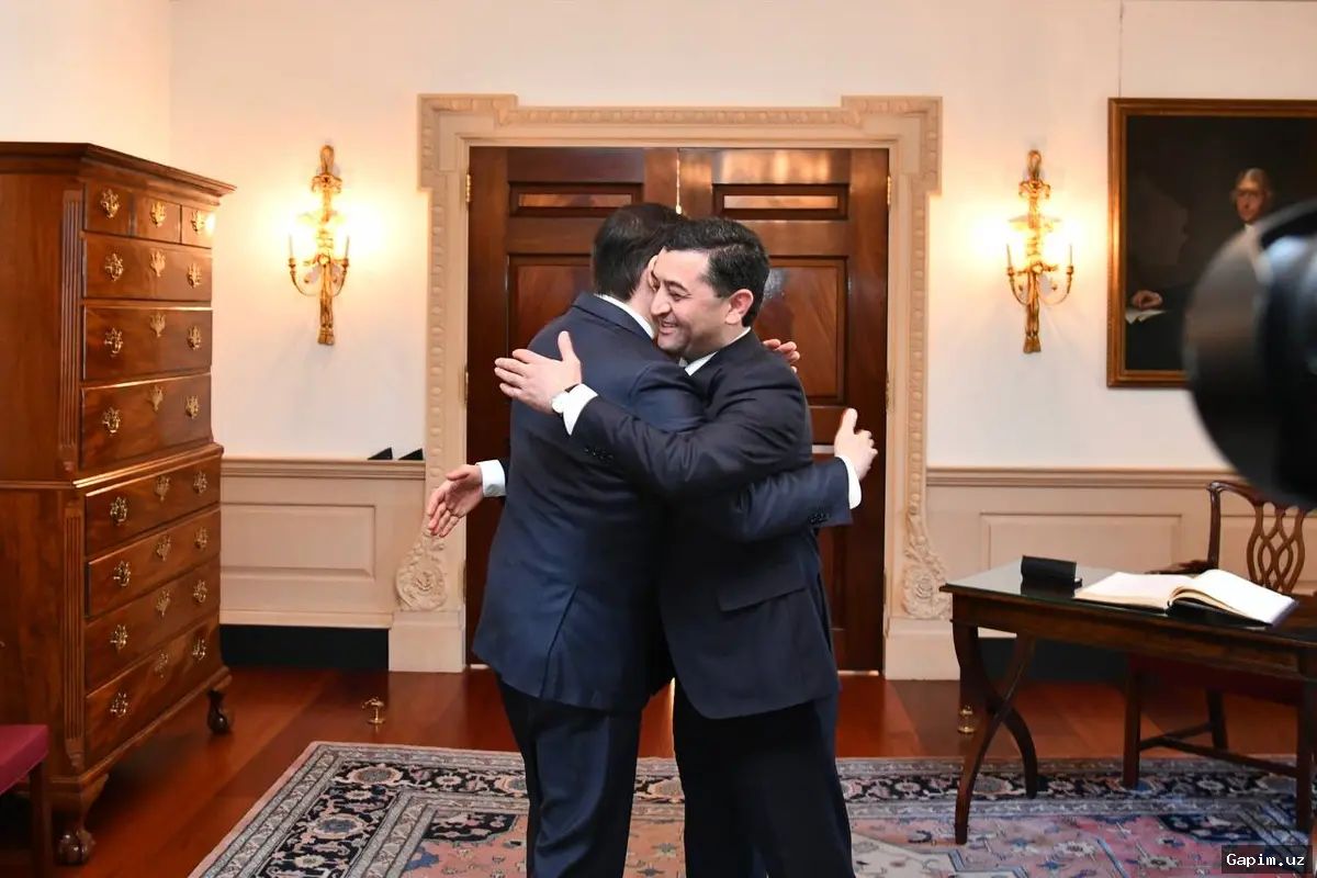 🤝💼 Саида Мирзиёева провела встречу с госсекретарём США Марко Рубио в Вашингтоне