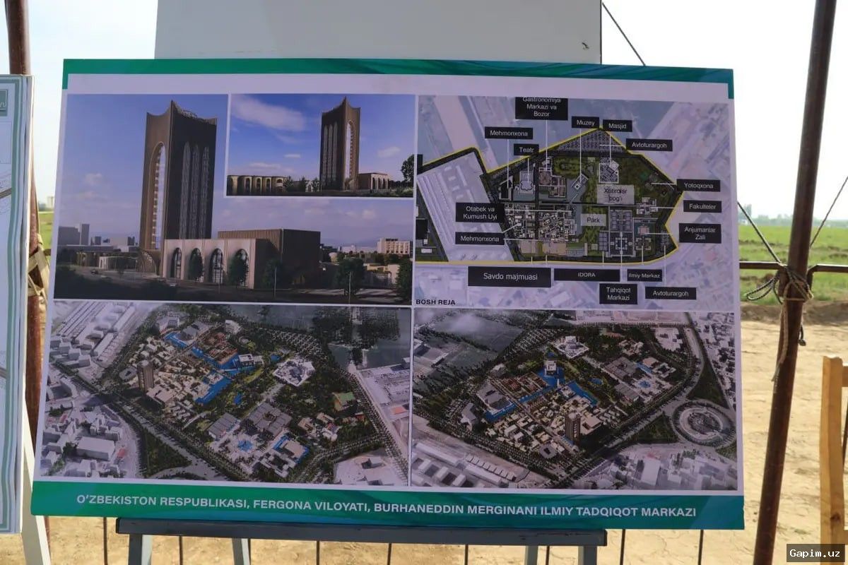 🏗️🏛️ President Mirziyoyev Inspects Burkhanuddin Marginoni Complex in Margilan