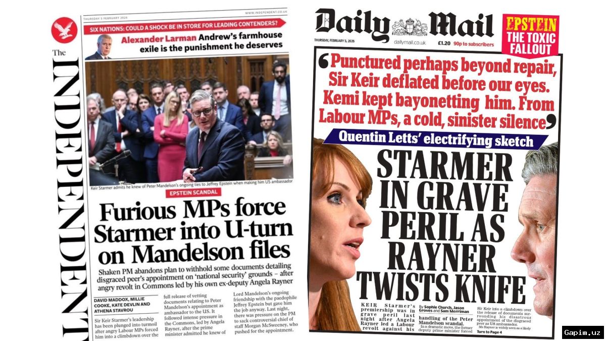 ⚖️🏛️ Buyuk Britaniya Bosh vaziri Keir Starmer xavfsizlik tekshiruvidan o‘tmagan elchi tayinlanishi haqida xabar berilmagani uchun g‘azablanmoqda