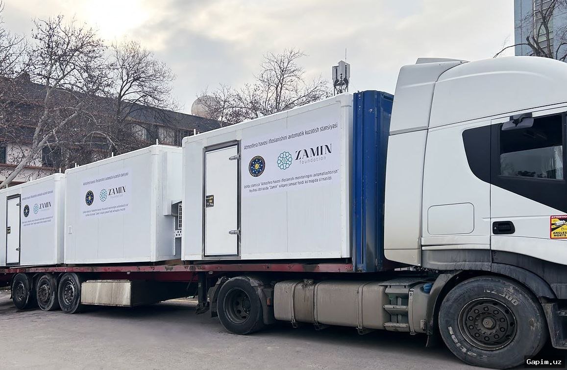 🌫️🏭 Toshkent viloyatining sanoat shaharlarida havo ifloslanishini monitoring qiluvchi yangi stansiyalar o‘rnatilmoqda