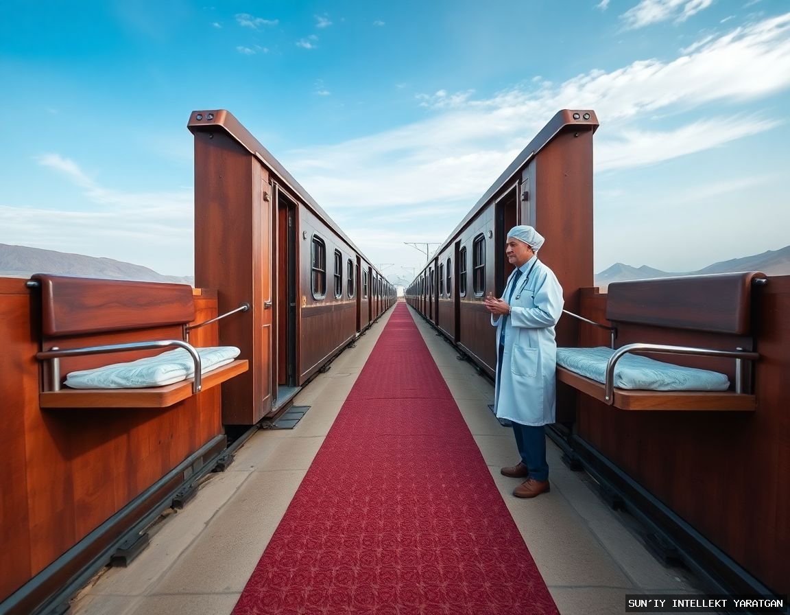Поезд-больница в Казахстане обеспечивает медицинской помощью отдаленные регионы