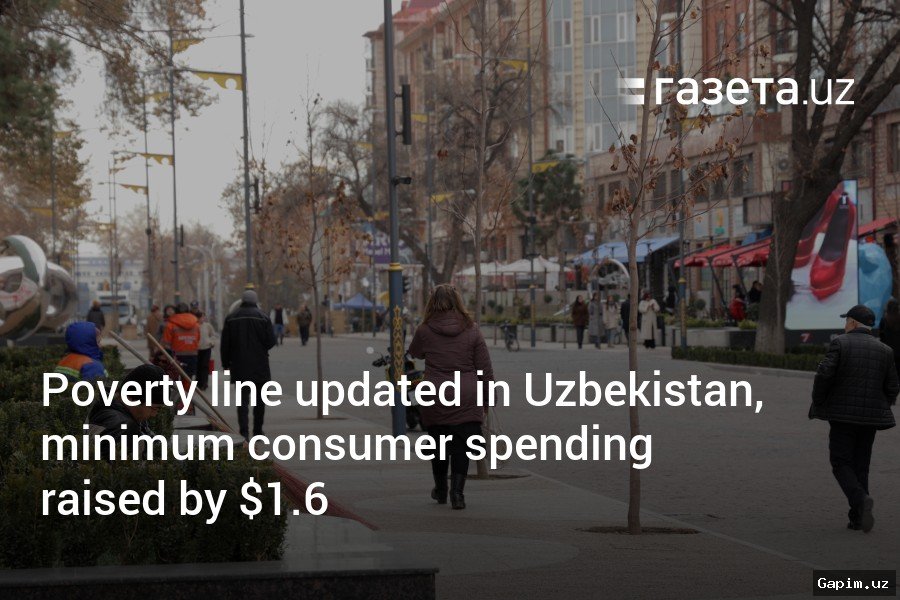 📊📈 В Узбекистане установлены минимальные потребительские расходы на 2026 год – 715 тысяч сумов на человека в месяц