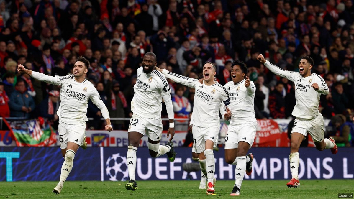 ⚽️🔥 Real Madrid va Atletico Madrid o‘rtasidagi Madrid derbisi: La Liga jadvali va jarohatlar holati