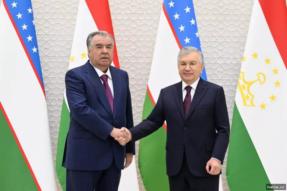 🤝🏛️ Tajik President Emomali Rahmon's State Visit to Uzbekistan at Invitation of Shavkat Mirziyoyev