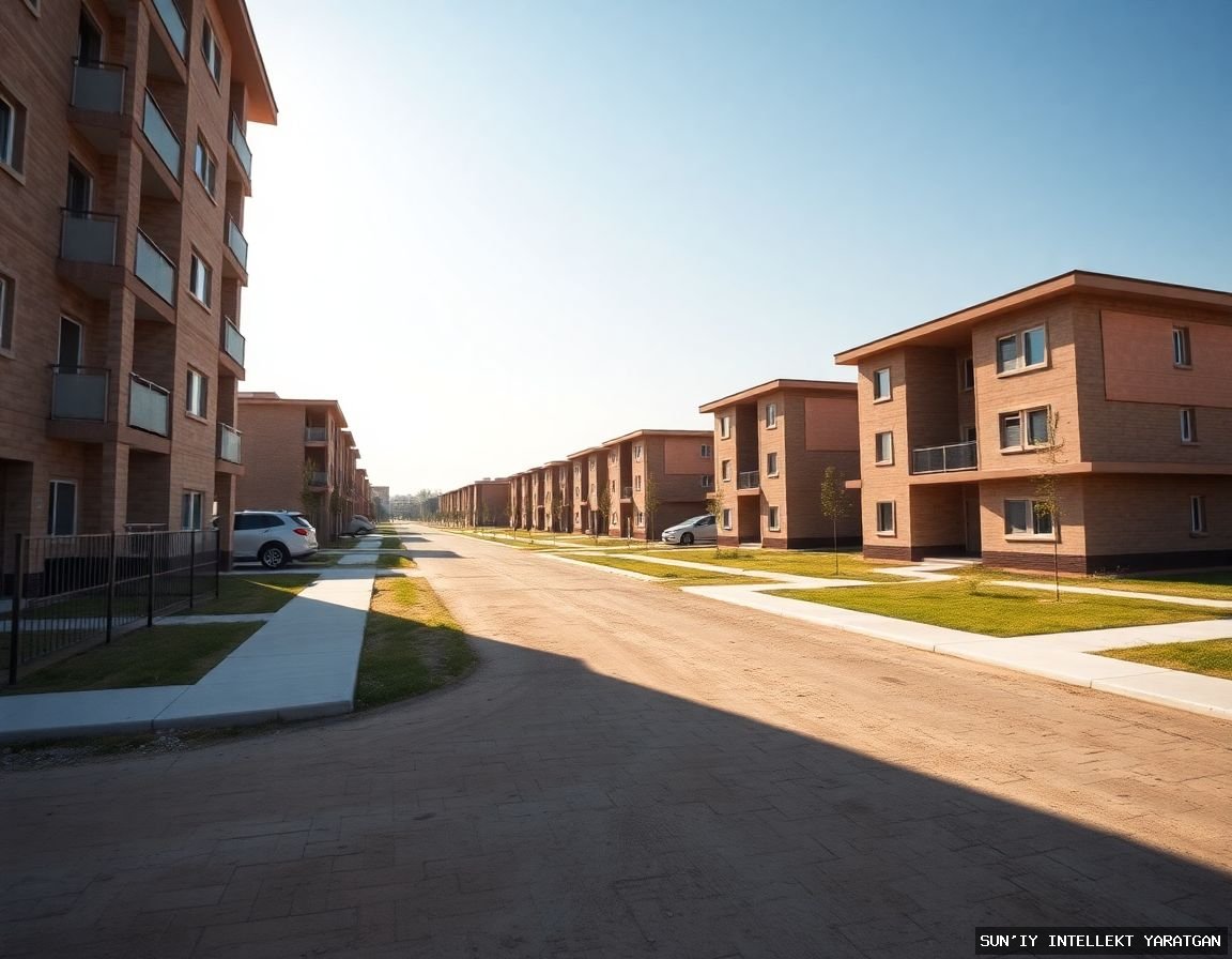 Строительство "Нового Джизака": подробности о жилых домах, школах, детсадах и поликлинике
