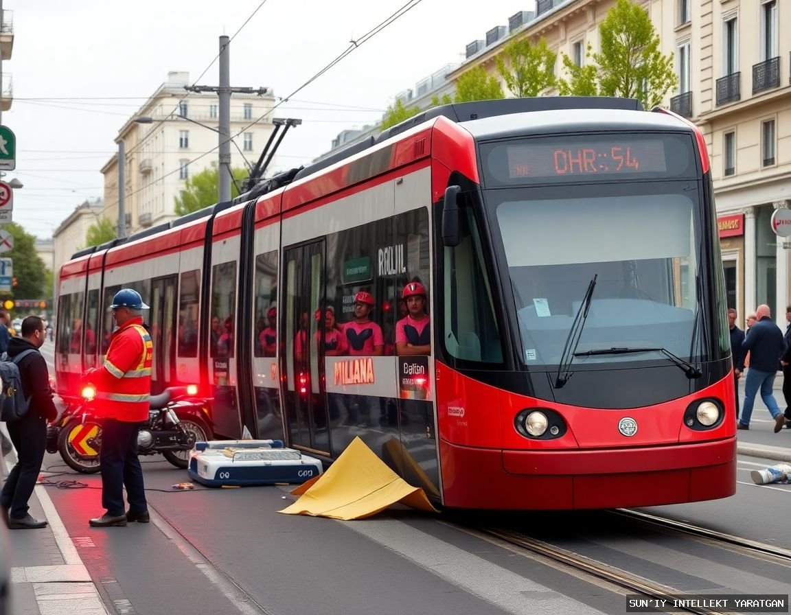 Milanda tramvay relsdan chiqdi: 2 kishi halok bo'ldi, 40 ga yaqin odam jarohatlandi