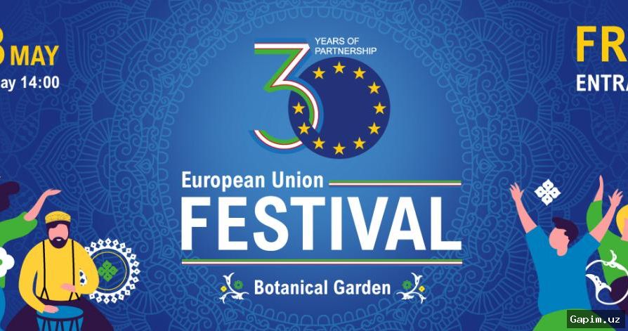 🇪🇺🎉 Toshkentda Yevropa Ittifoqi festivali bo‘lib o‘tadi