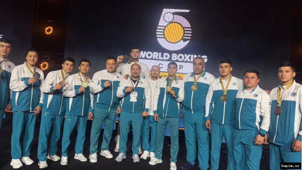 🥊🏆 O'zbekiston terma jamoasi Jahon kubogida 6-o'rinni egalladi