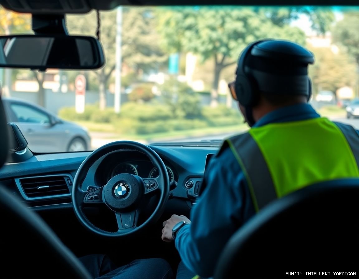 В Ташкенте ученик 10-го класса на BMW сбил инспектора ДПС