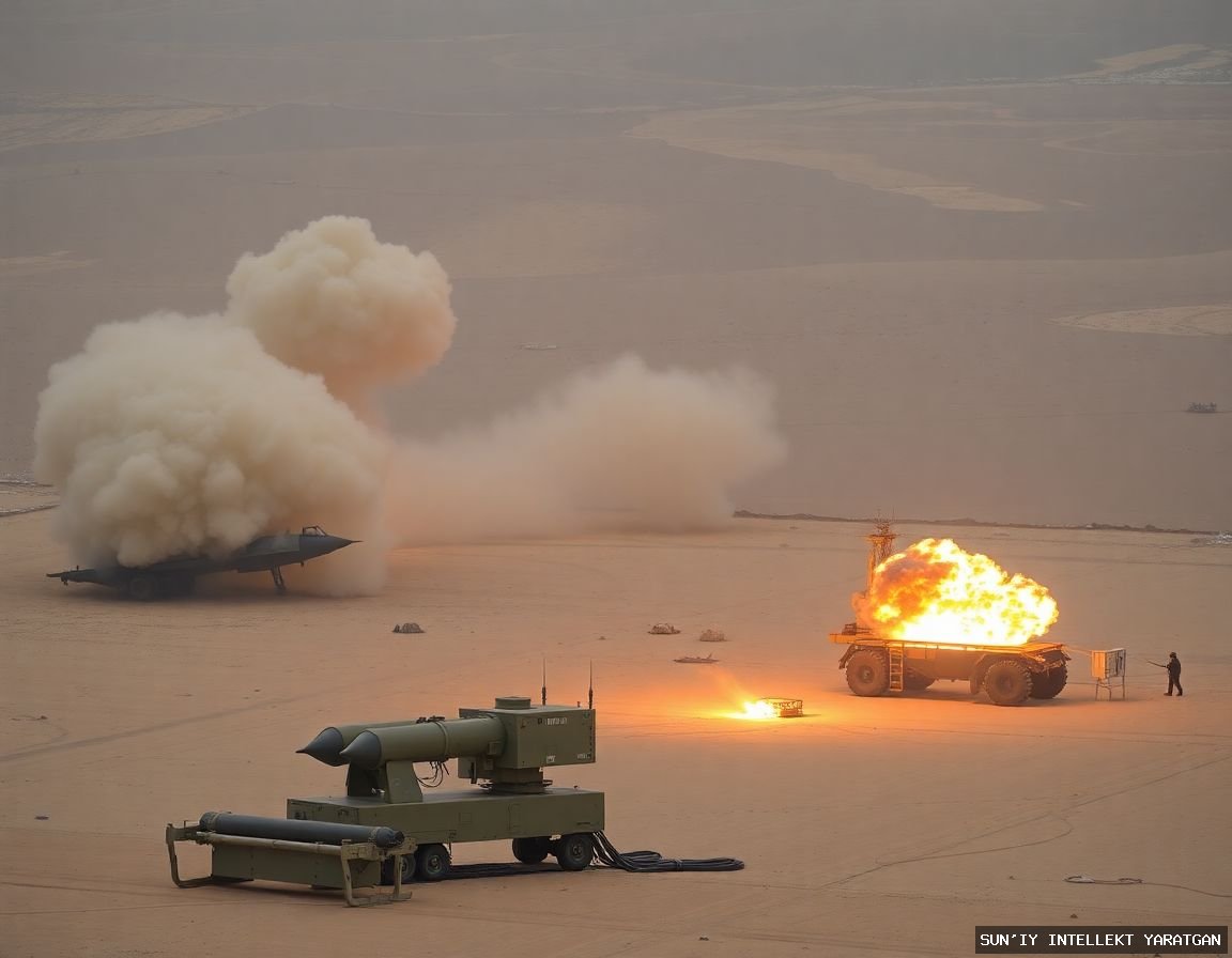 Eron AQShning Yaqin Sharqdagi bazalariga javobiy zarbalar berdi