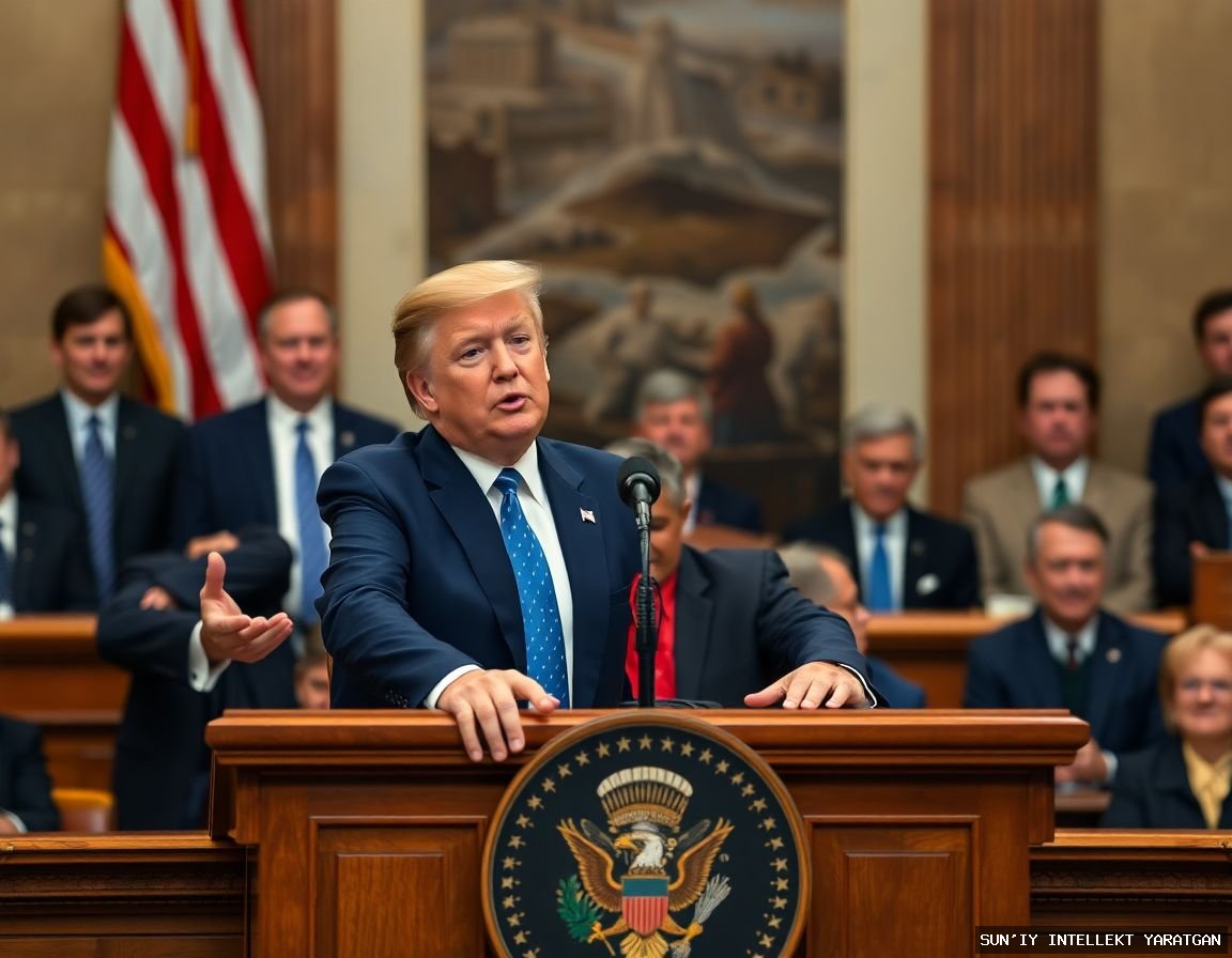 Трамп выступил с обращением к Конгрессу на фоне критики экономической политики