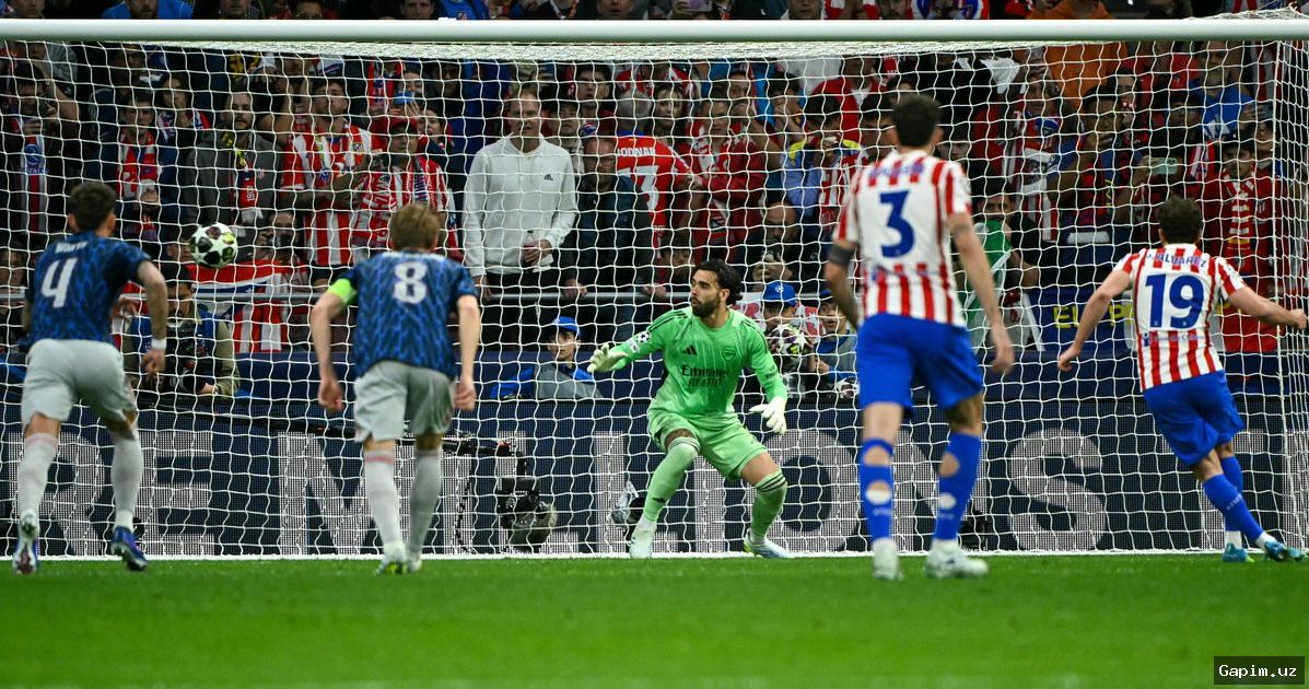 ⚽️🤝 "Atletiko" va "Arsenal" o'rtasidagi CHL yarimfinali durang bilan yakunlandi