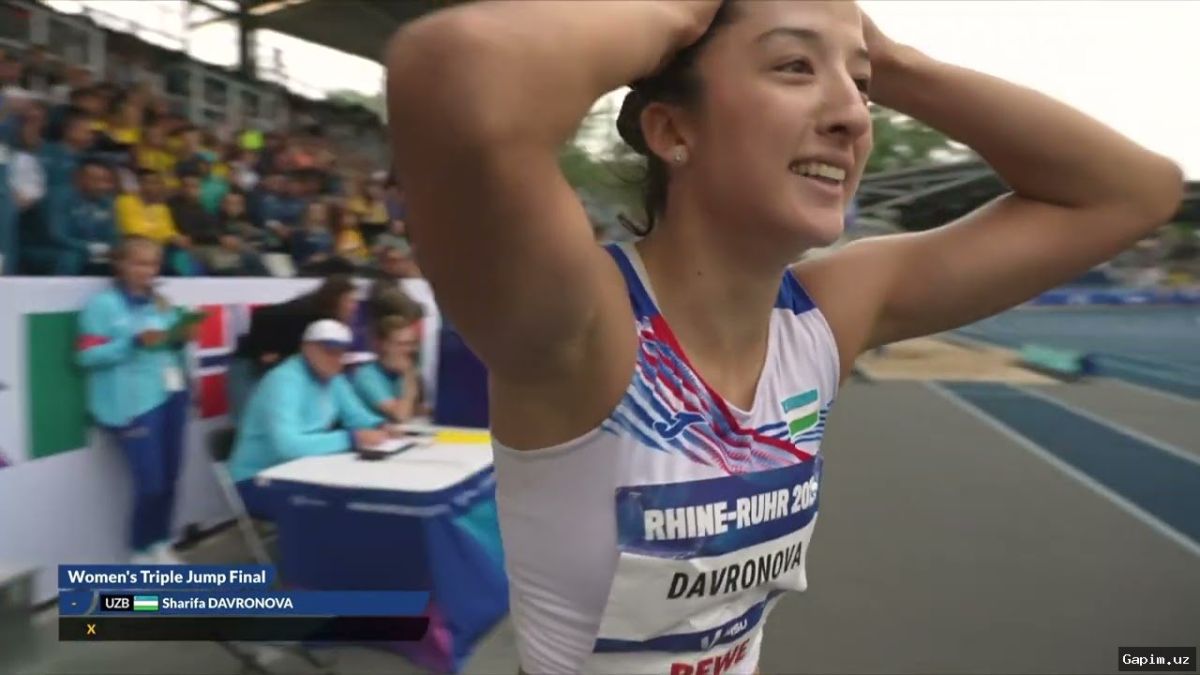 🏃‍♀️🌍 Шарифа Давронова заняла 10-е место на чемпионате мира по легкой атлетике
