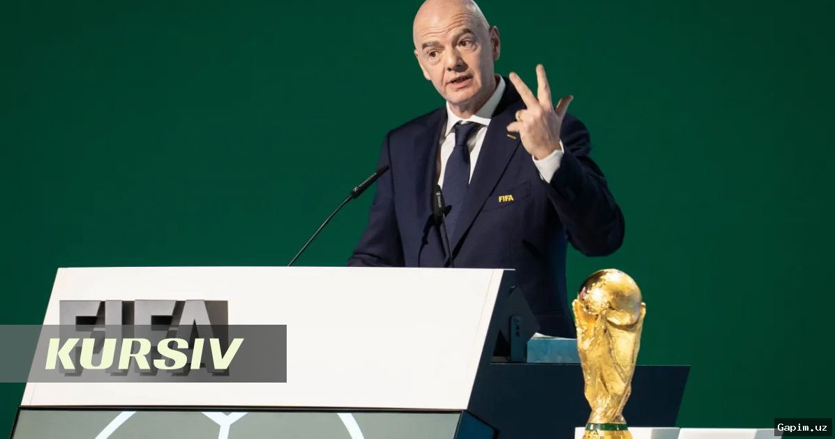 ⚽️🌍 FIFA prezidenti Infantino: Eron JCH-2026'da ishtirok etadi