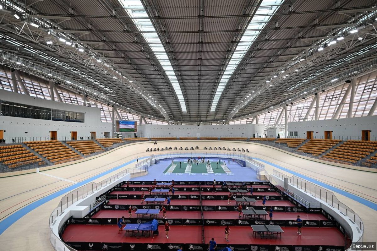 🏟️🚧 Yangi Toshkentda 55 ming kishilik yopiq futbol stadioni qurilishi jadal sur'atda davom etmoqda