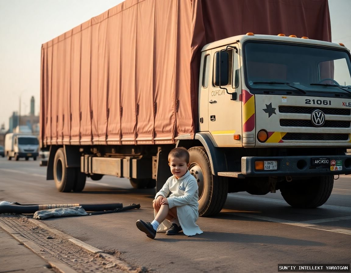 В Андижане 9-летний ребенок погиб в результате наезда грузовика "ЗИЛ"