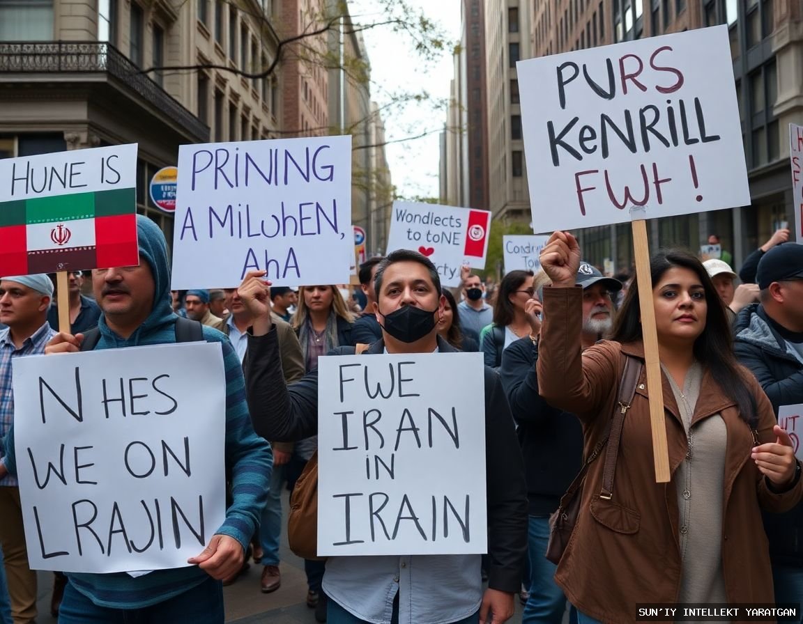 Жители Нью-Йорка протестуют против ударов США по Ирану