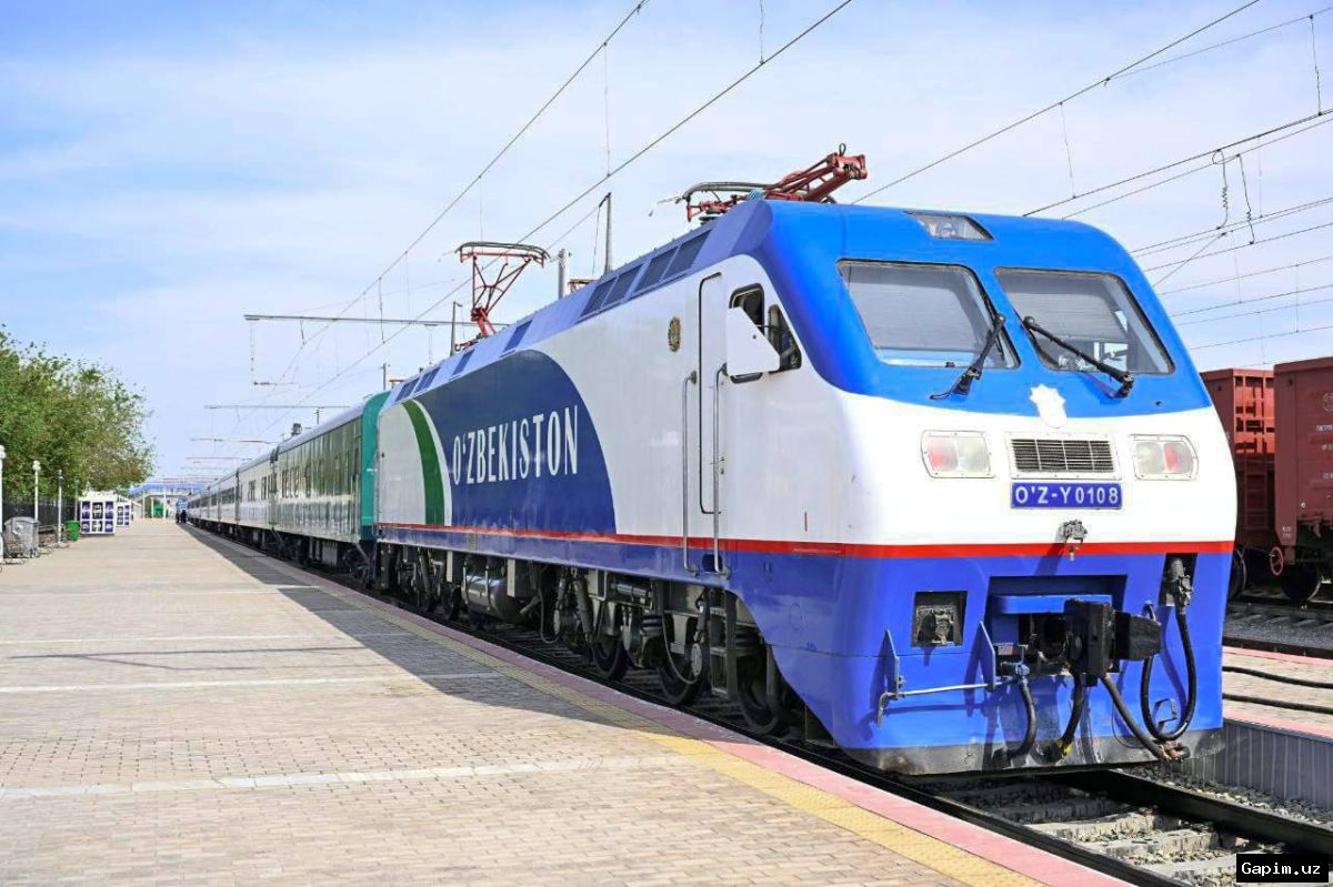 🚄🏛️ С 3 мая запускается движение скоростного поезда «Жалолиддин Мангуберди» по маршруту Ташкент – Хива