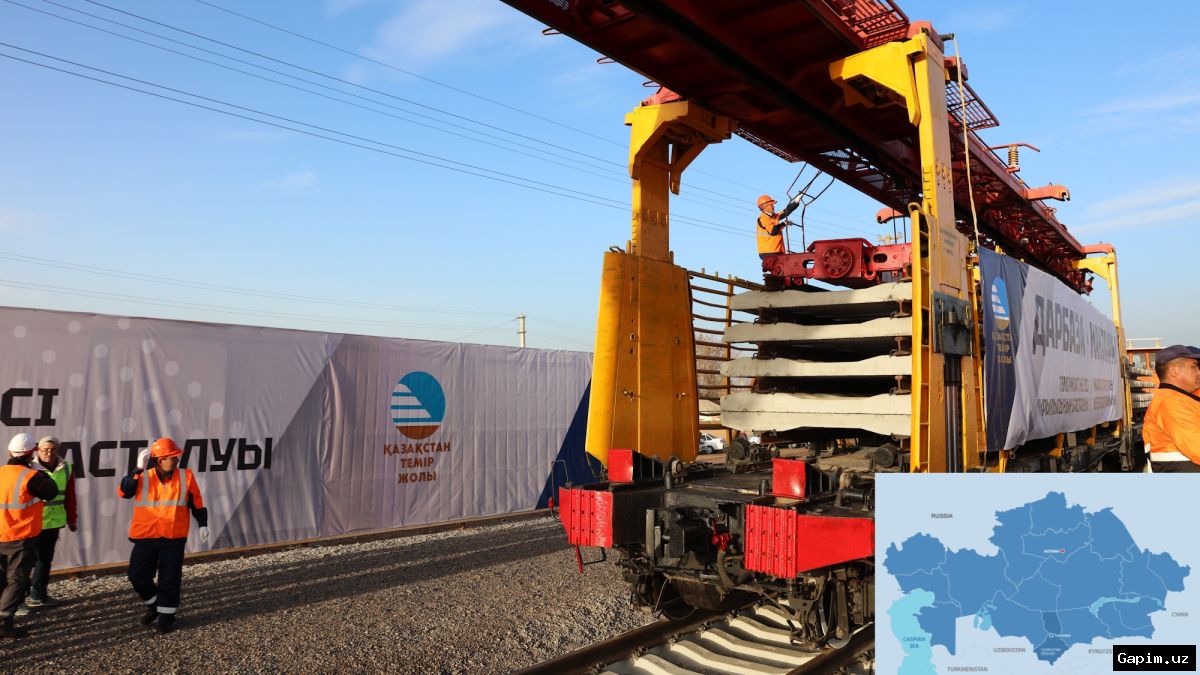 🚉🏗️ В Ташкентской области началось строительство новой электрифицированной железной дороги