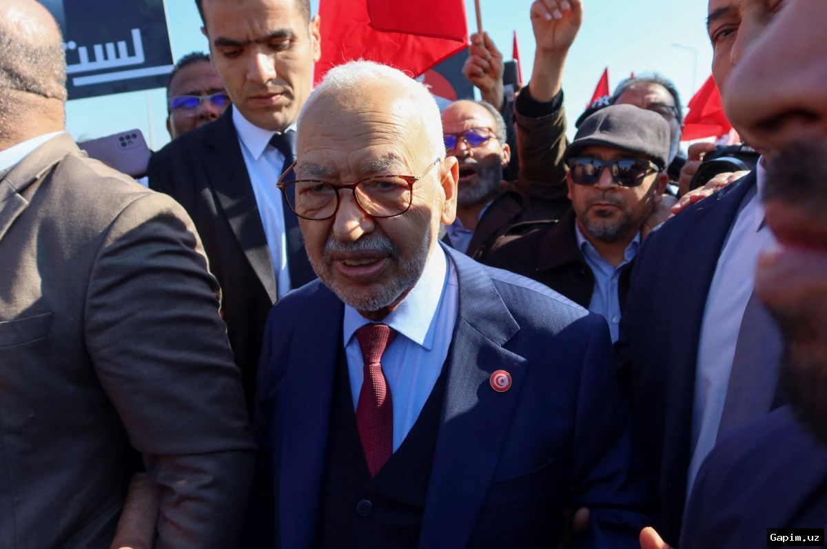 🏥⚖️ Tunisiyadagi muxolif yetakchisi Rashid G‘annushiy shoshilinch kasalxonaga yotqizildi