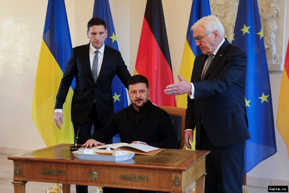 🇩🇪🤝 Germaniya Ukraina bilan harbiy hamkorlikni kuchaytirmoqda