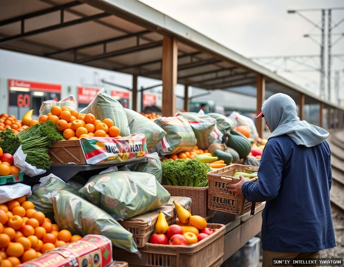 Узбекистан снижает выбросы углекислого газа при транспортировке плодоовощной продукции за счет морских и железнодорожных перевозок
