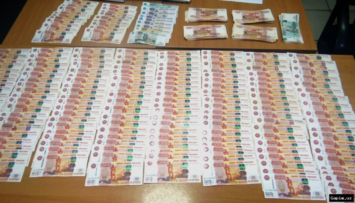 💵✈️ Russian customs seize 2.8 million rubles from passenger heading to Andijan at Tolmachevo Airport