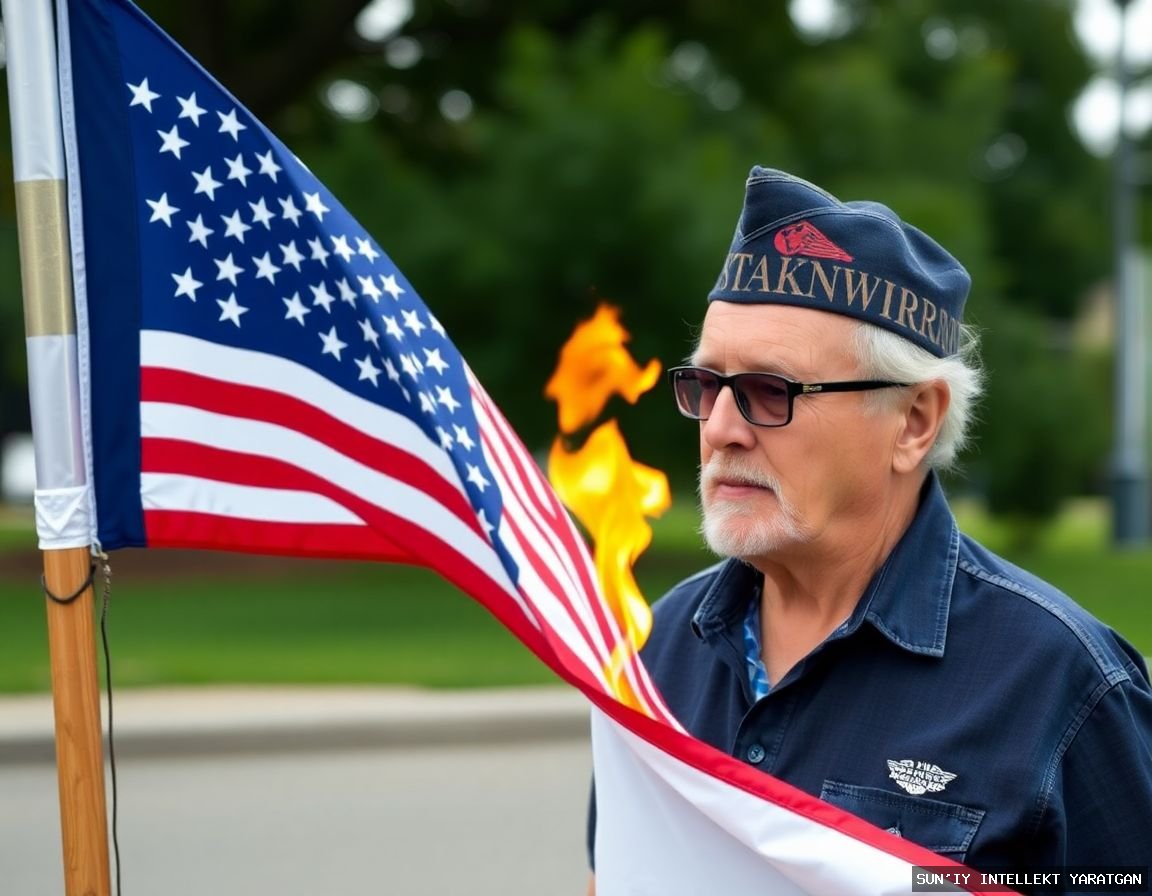 ⚖️🔥 Trump Administration Drops Prosecution of Veteran for Flag-Burning Protest