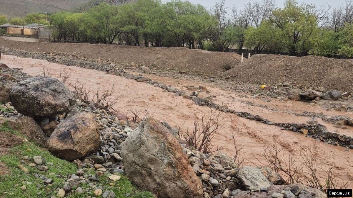 🌧️⚠️ Mudslide and Flood Warning Issued for 9 Regions of Uzbekistan