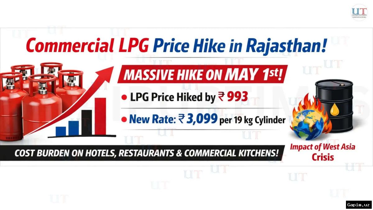 💸🔥 India hikes commercial LPG prices sharply, hitting restaurants and hotels