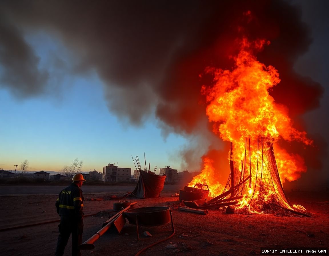 Разрозненные пожары и повреждения зафиксированы в Израиле в ответ на действия Ирана