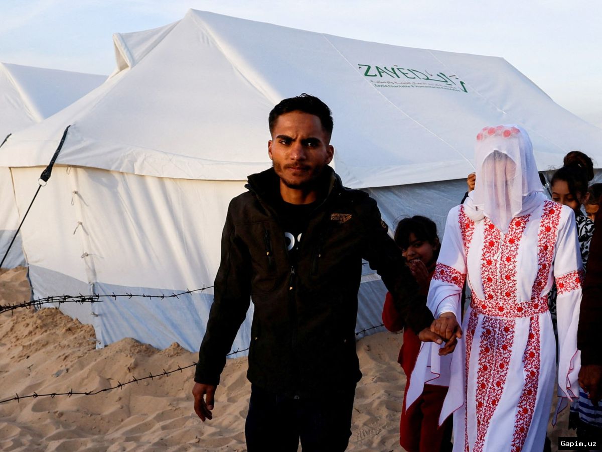 💔⛺ Wedding in Gaza: Life Begins in a Tent, Dreams Shattered