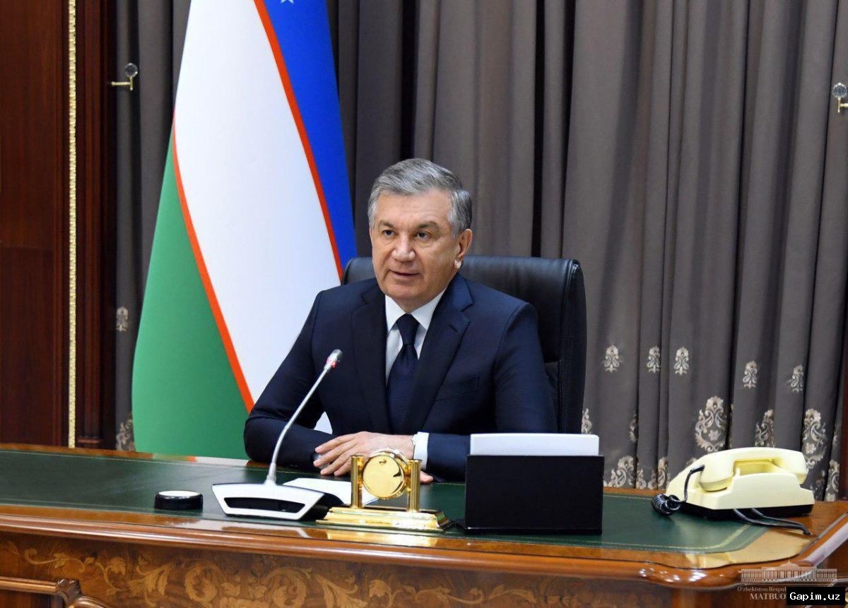 🤝🏥 President Shavkat Mirziyoyev Meets with WHO Director-General Tedros Adhanom Ghebreyesus