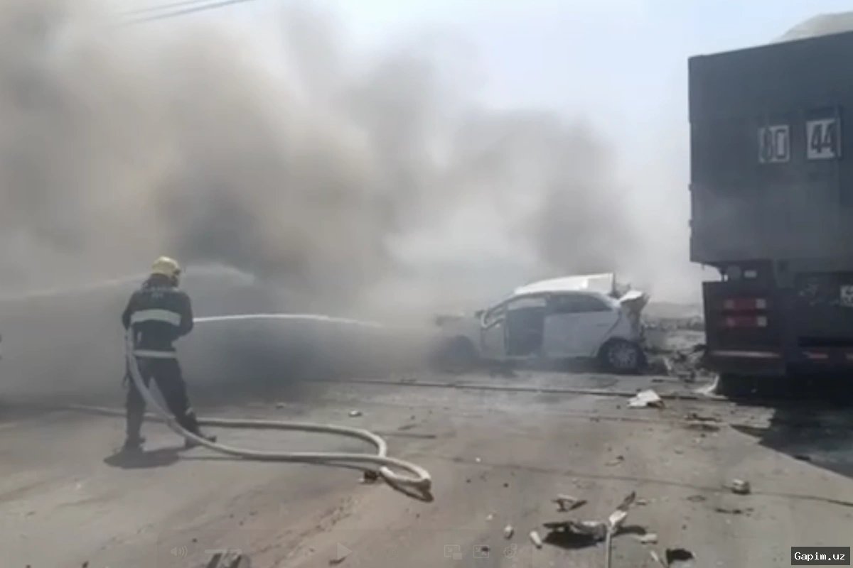 🚗🚦 В Ташкенте инкассаторская машина сбила пешехода на переходе – зафиксировано на видео