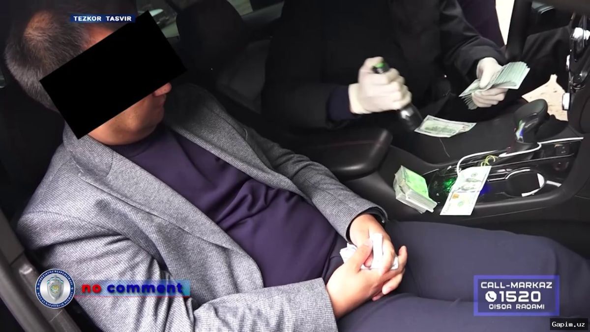 ⚖️💸 Samarqand va Surxondaryoda davlat xodimlari pora olishda qo‘lga olindi