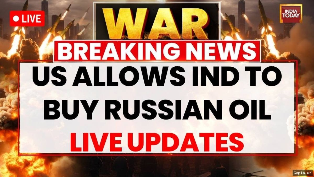 🛢️⚖️ US Grants India 30-Day Waiver for Russian Oil Purchases Amid Iran War Concerns