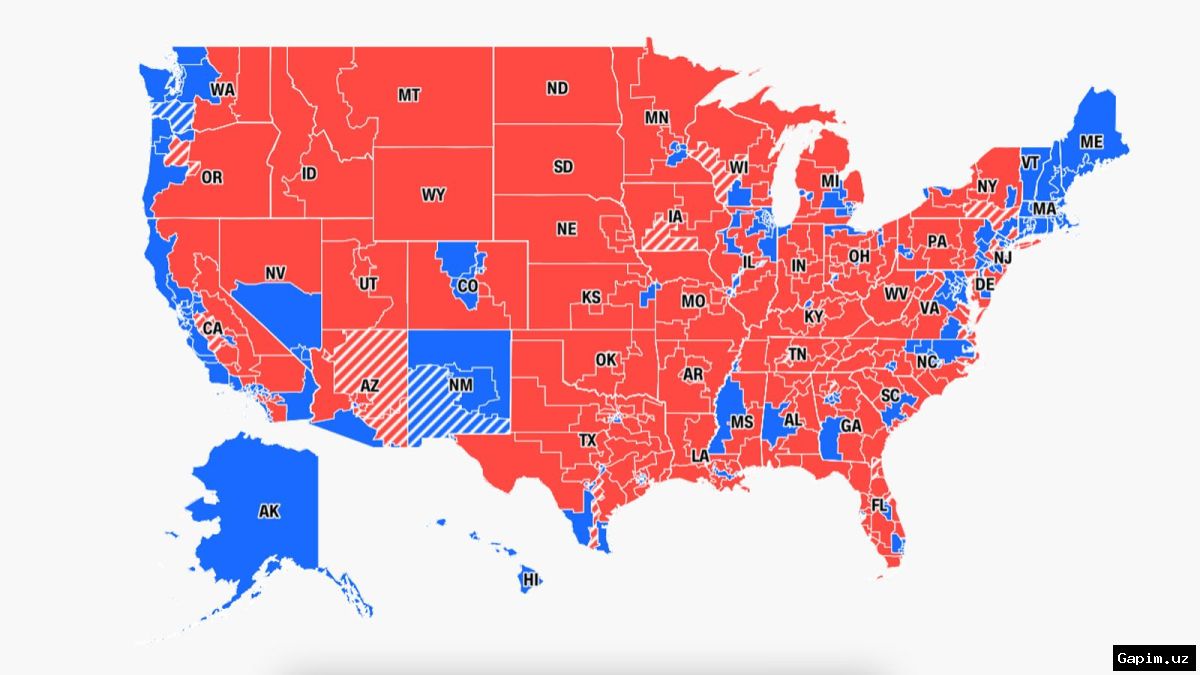 🇺🇸🗳️ Перекройка избирательных округов в США: план республиканцев провалился