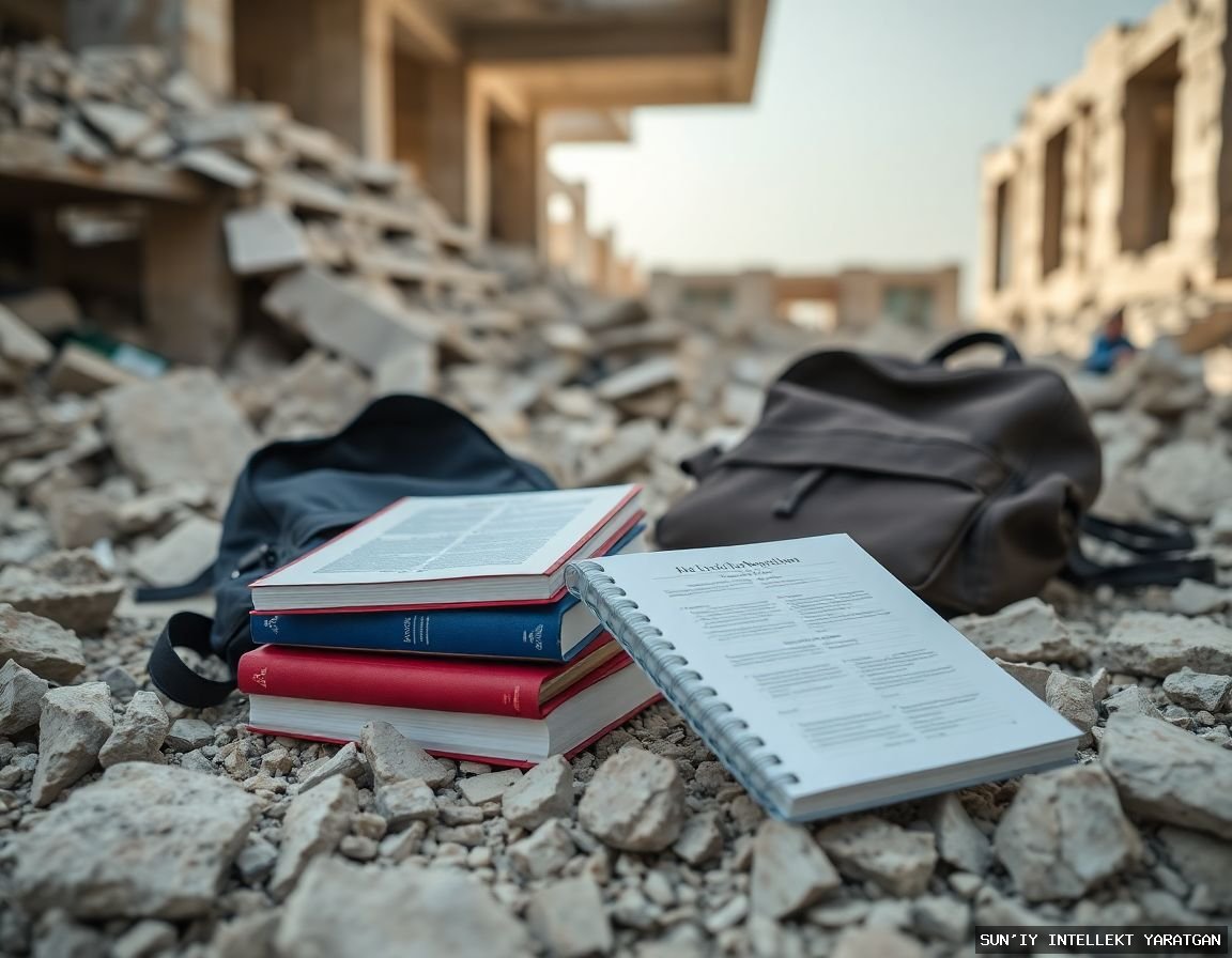 Рюкзаки и учебники обнаружены среди завалов иранской школы для девочек