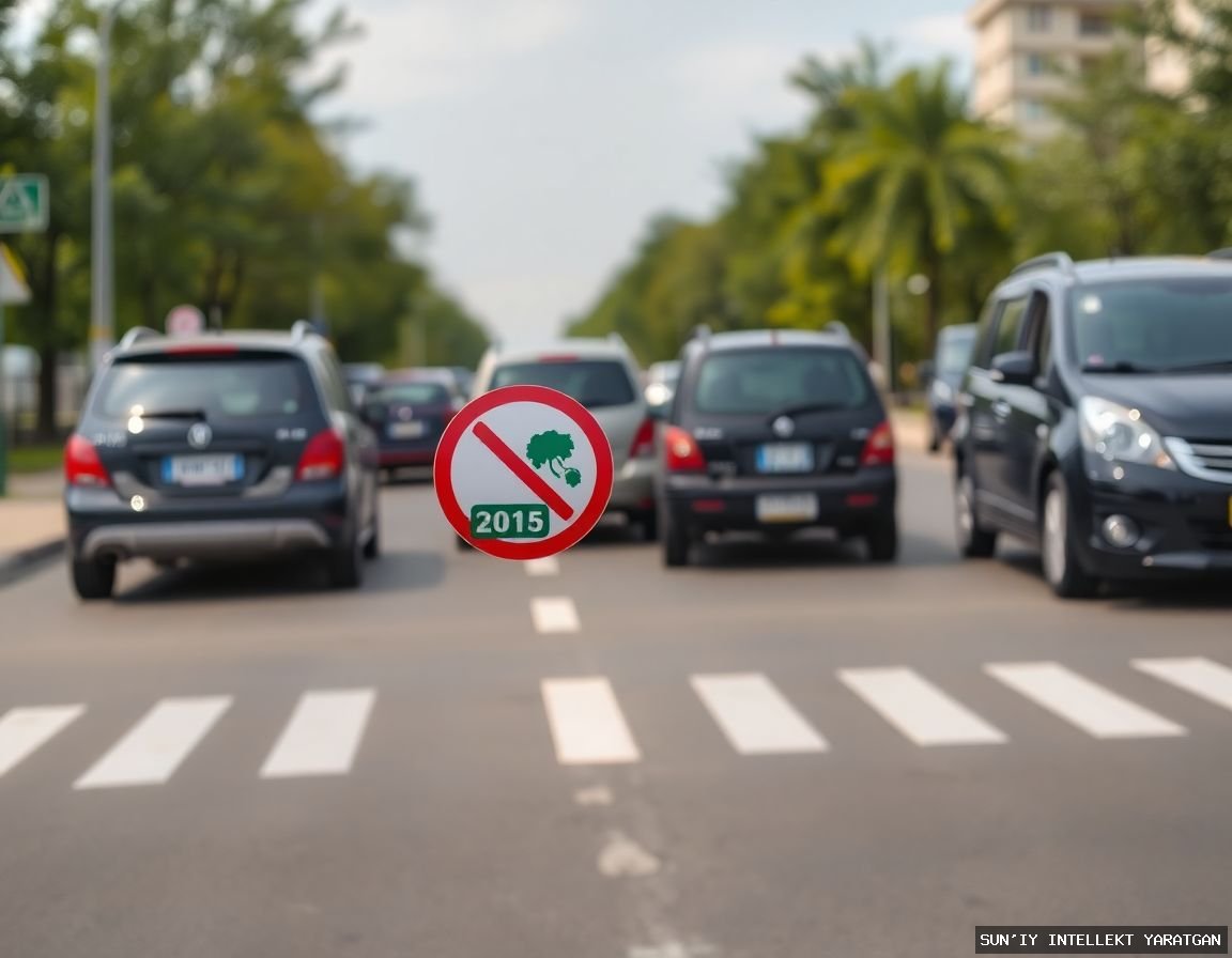 Экологический паспорт для авто: В Ташкенте выданы первые 113 тысяч стикеров