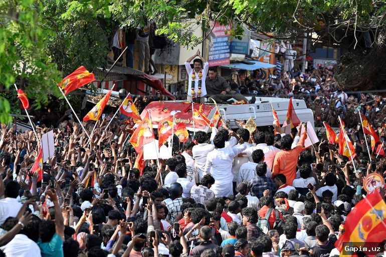 🎬🗳️ Амбиции актёра-политика Виджая на выборах в Тамил-Наду