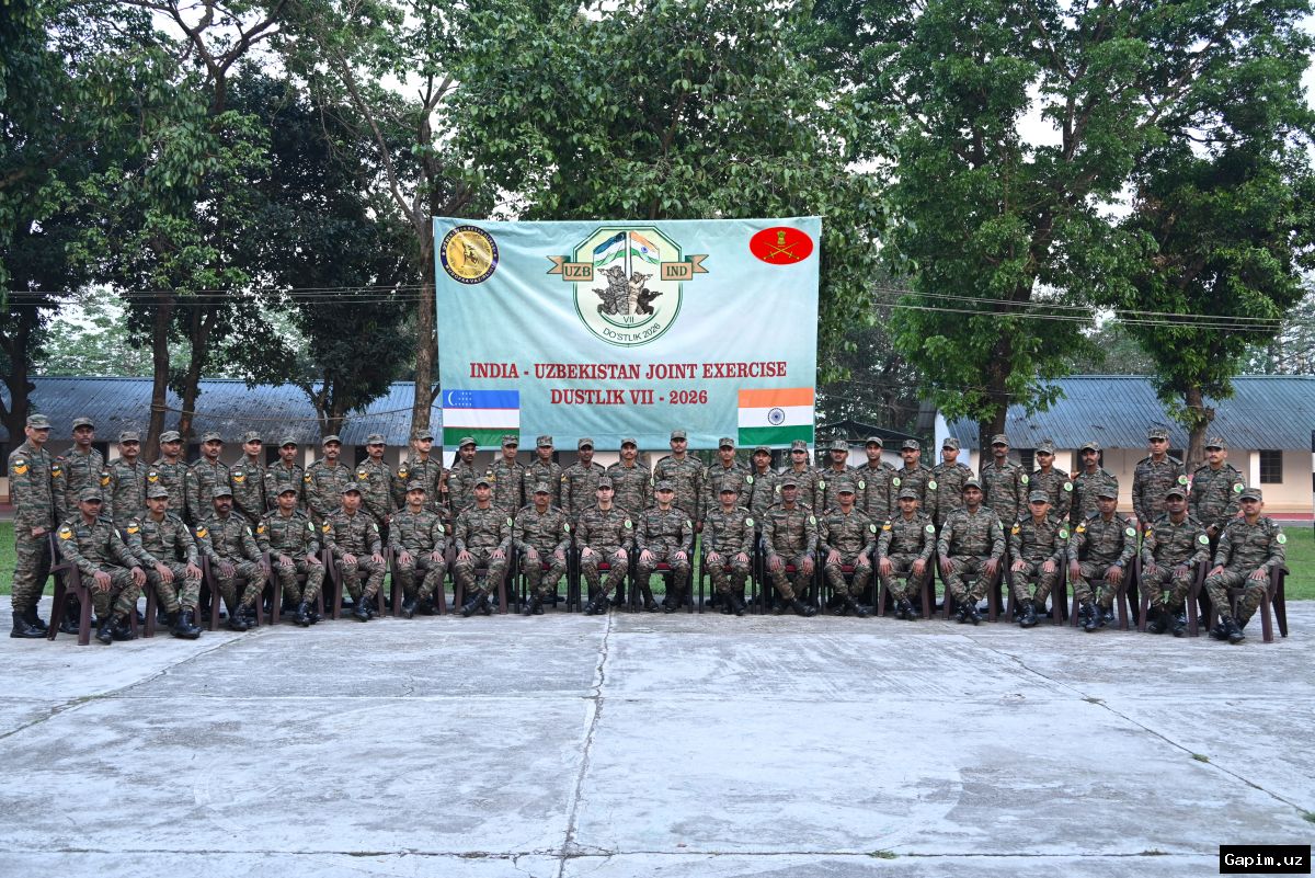 🇮🇳🤝 Военнослужащие Индии прибыли в Узбекистан для учений «Дустлик»