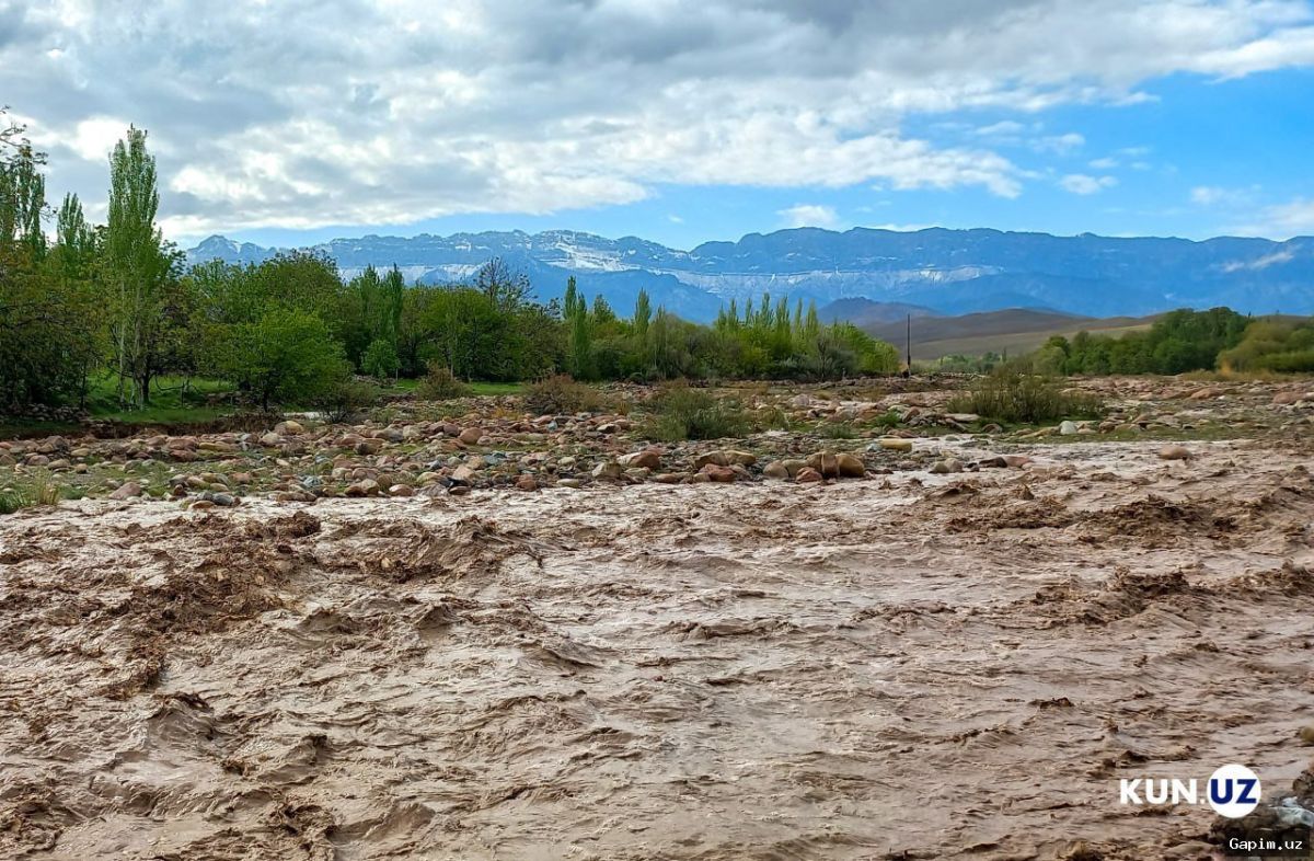 ⚠️🌧️ Узгидромет предупредил о риске селей и паводков в горных районах