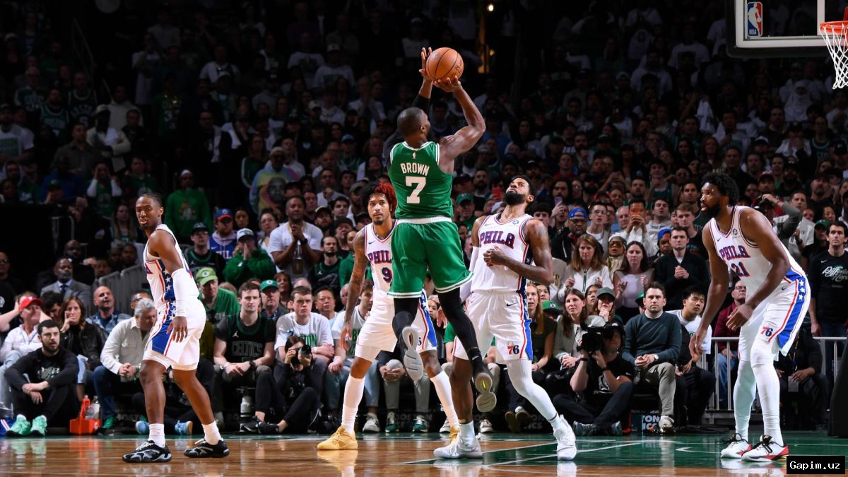 🏀🏆 Philadelphia 'Sixers' Bostonni mag'lub etib, 3-1 hisobidagi kamchilikni bartaraf etdi